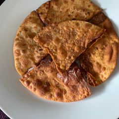 A picture of Leftover chapati papad.