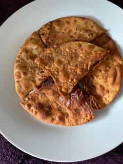 A picture of Leftover chapati papad.