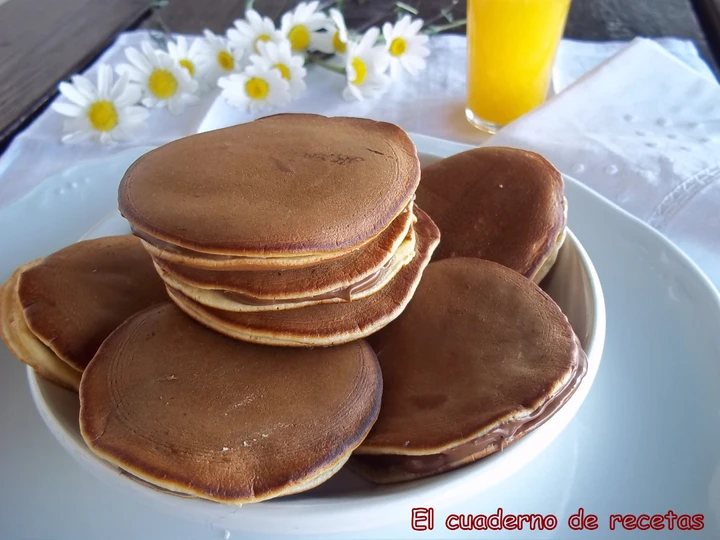 Receta Dorayakis  que Delicioso