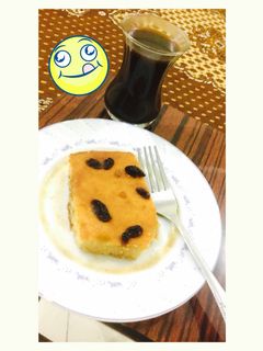 صورة لوصفة بسبوسة صحي وطيبة وسهلة 😍😍