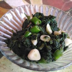 A picture of Palak ki subji.