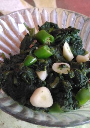 A picture of Palak ki subji.