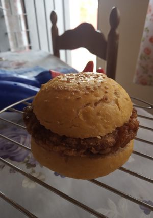 Una foto de Pan de papa y hamburguesas de carne