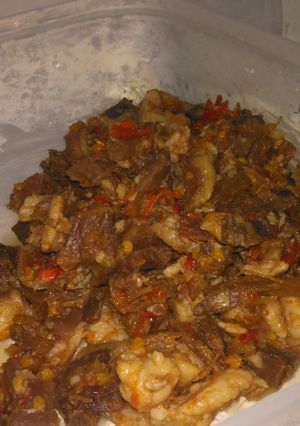 Foto resep Asyik Oseng Buntut Pedas Praktis