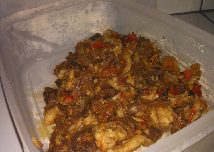 Asyik Oseng Buntut Pedas Praktis