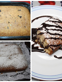 Foto principal de Bizcocho de polvorones y almendras con dulces navideños