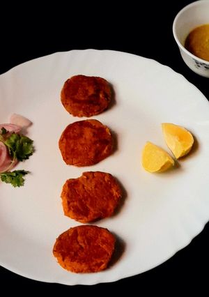 A picture of Kathal Ke Shami Kebab.