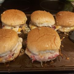 A picture of Oven Baked Ham Sandwiches.
