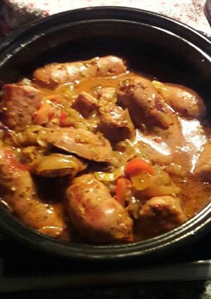 Una foto de Chorizos a la pomarola