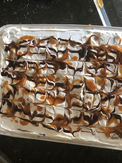 A picture of Ice cream sandwich cake.