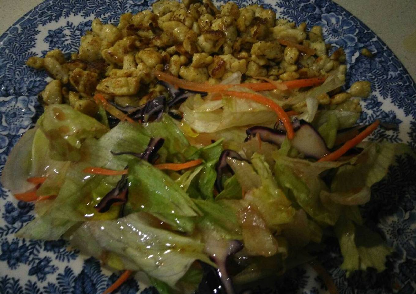 Huevos revueltos crêpe