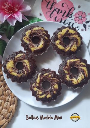 Foto resep Bolkus Marble Mini