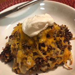 A picture of Nanny’s Stuffed Portobello mushrooms-excellent for diabetics.