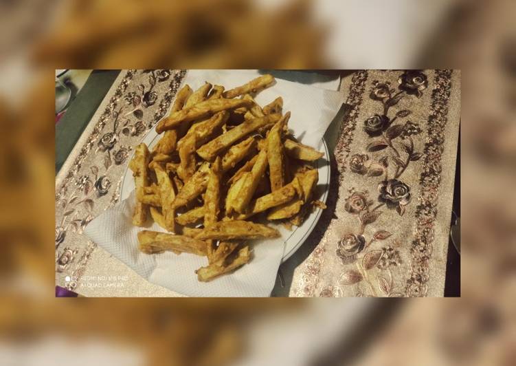 Recipe of Award-winning Fried potatoes wedges