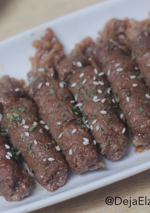 Foto resep Beef enoki roll