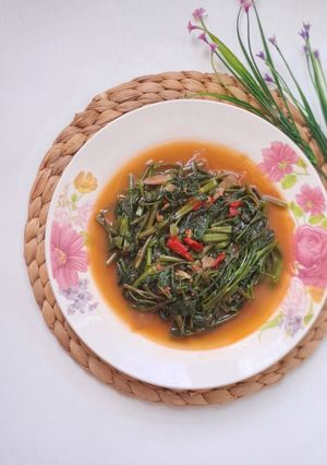 Foto resep Oseng Kangkung Bumbu Uleg