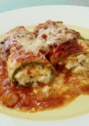 Una foto de Mini canelones de zucchini sin TACC
