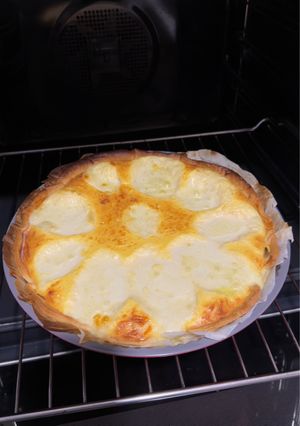 Una foto de Quiche de Espinacas y Champiñones