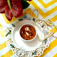 A picture of Soji halwa.