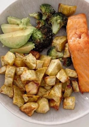 Foto de Salmão na airfryer