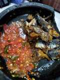 Pindang Deles sambel dadak