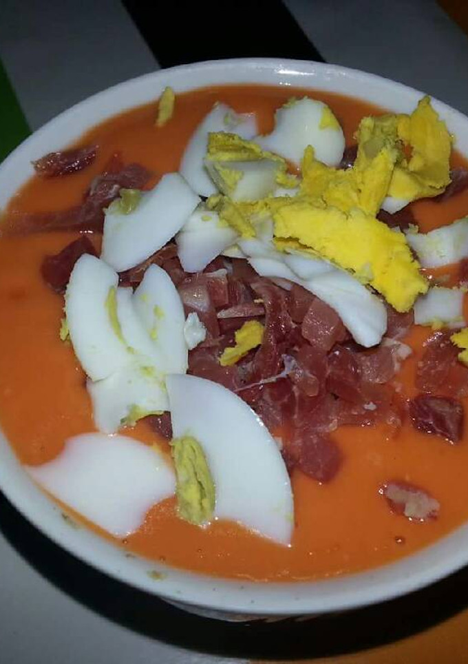 Una foto de Salmorejo