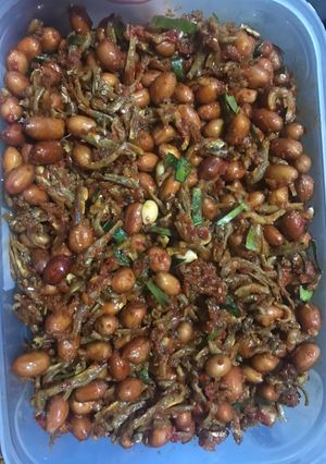 Foto resep Sambal Goreng Teri Kacang Dengan Daun Jeruk