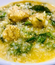 cháo trứng cá ngừ