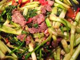 Thịt bò xào rau cần