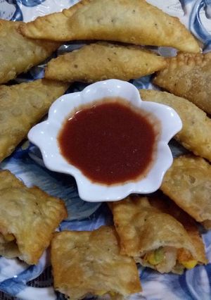 A picture of Cheese & corn pockets.