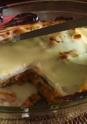 Una foto de Lasaña verduras