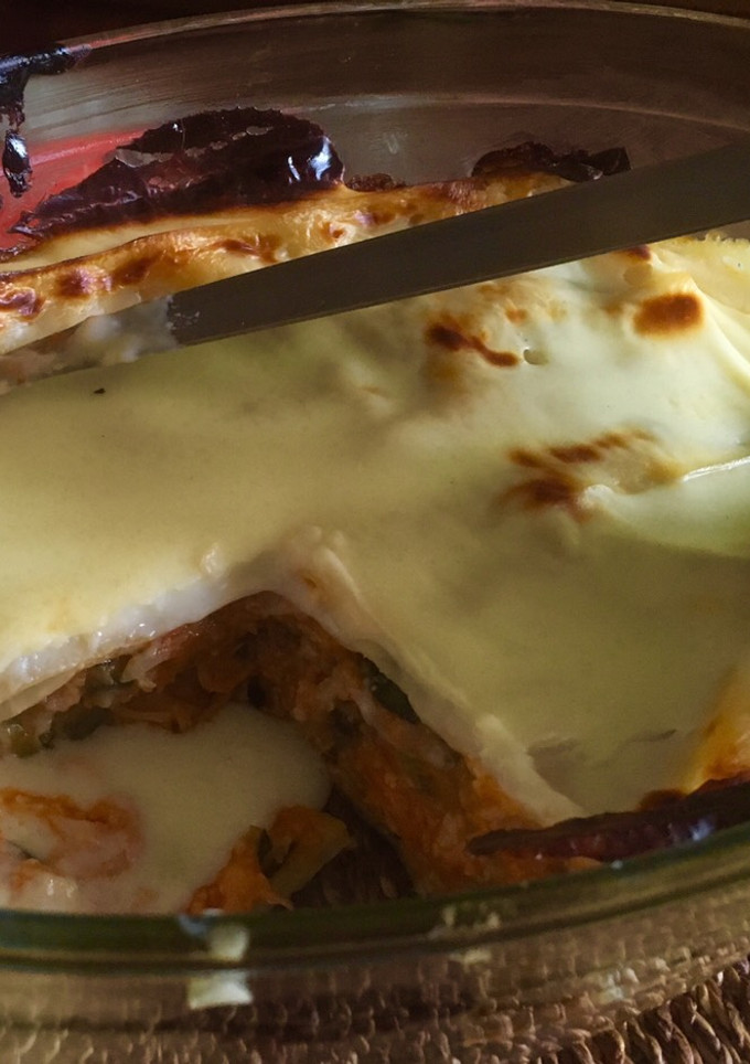 Una foto de Lasaña verduras