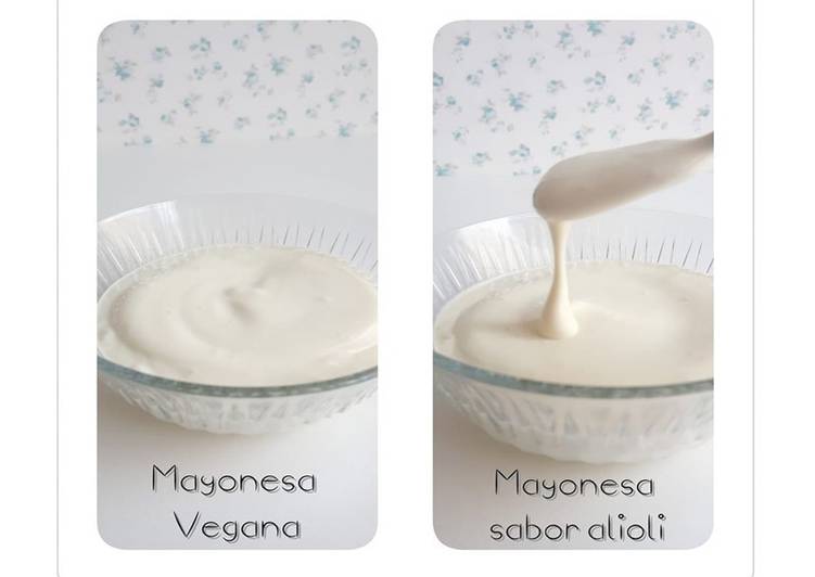 Mayonesa Vegana y sabor alioli