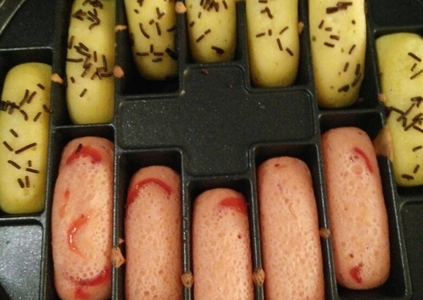 Kue pukis empuk bersarang
