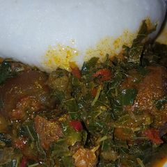 A picture of Spinach soup #kanocookout.