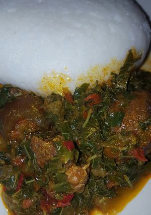 A picture of Spinach soup #kanocookout.