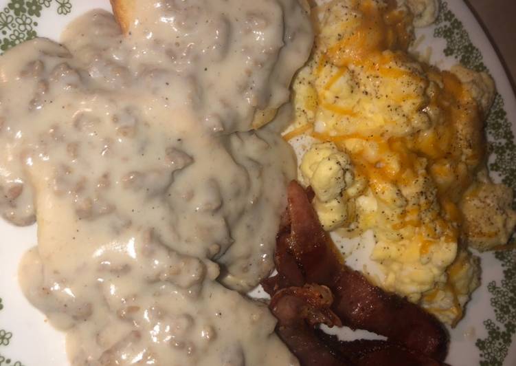 Biscuits and gravy