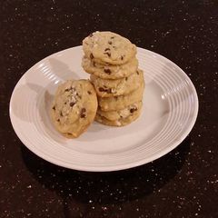 A picture of Coconut Chocolate Chip Cookies.
