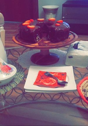 صورة لوصفة الكيكة لذيذه💘