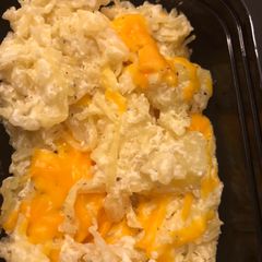 A picture of Spaghetti squash casserole.