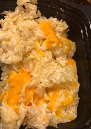A picture of Spaghetti squash casserole.