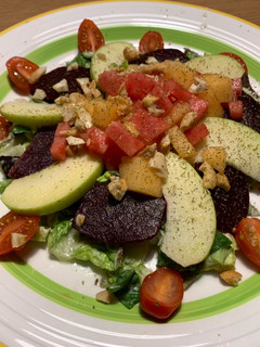 Una foto de Ensalada con sabor a coco
