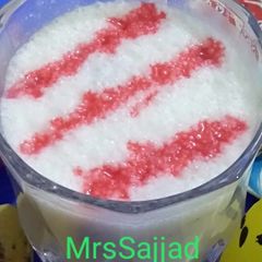 A picture of Banana milk shake.