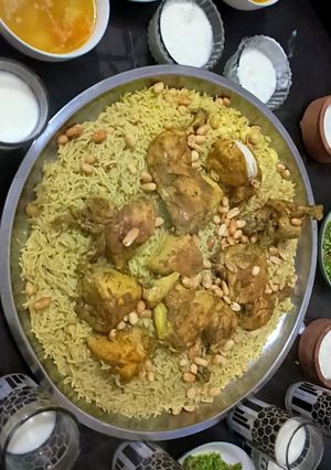 صورة لوصفة كبسه بأرز بسمتي