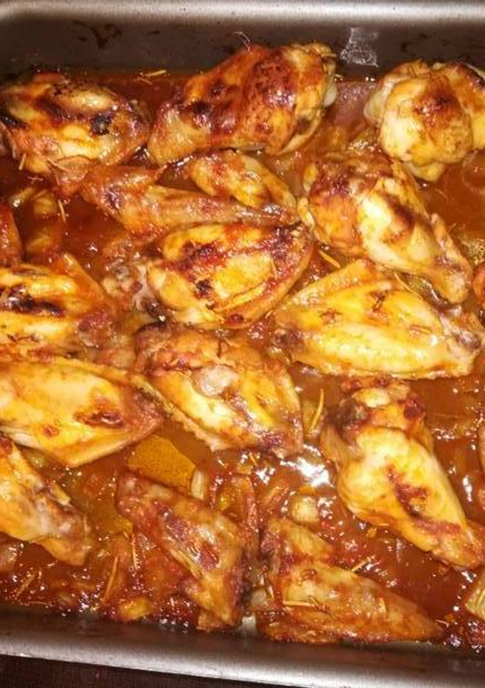 Una foto de Alitas a la barbacoa