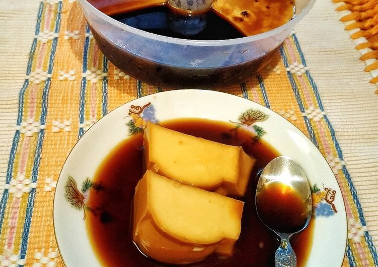 Cara Gampang Membuat 83.🍮Puding Susu Vla Gula Merah Jahe🍮 yang Enak Banget