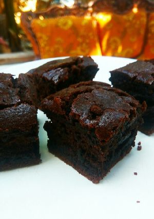Foto resep Eggless chocolate cake