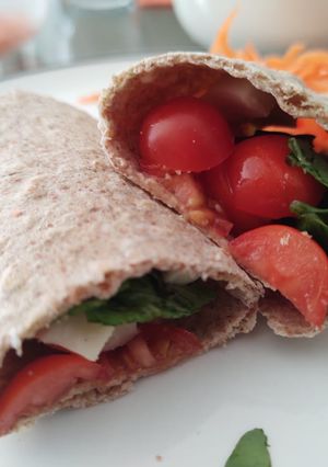 Una foto de Fajitas caprese light