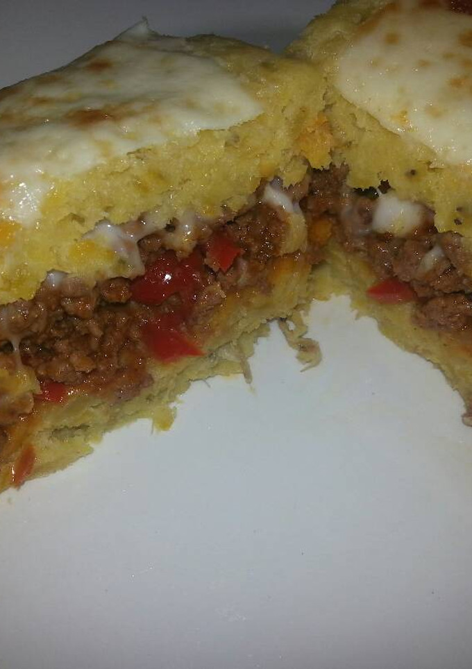 Una foto de Pastelón de plátanos maduros
