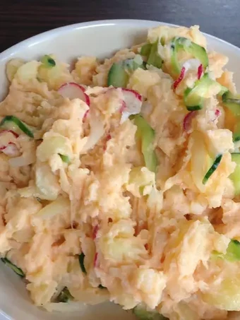 Easy Way Make Recipe Potato Salad, Japanese Style that is So Delicious, Can Spoil the Tongue}